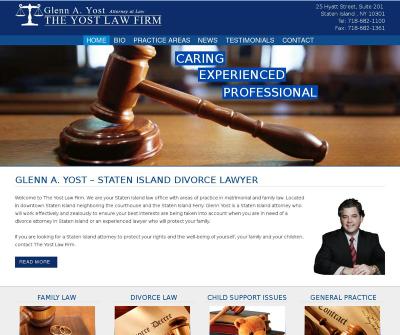 Staten Island Divorce Lawyer Glenn A. Yost